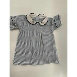 Pippa Layette Lounge Top Helicopter Embroidery Collar 100% Pima Cotton Size 4t